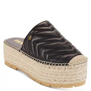 DKNY Ricki Espadrille flatform mules